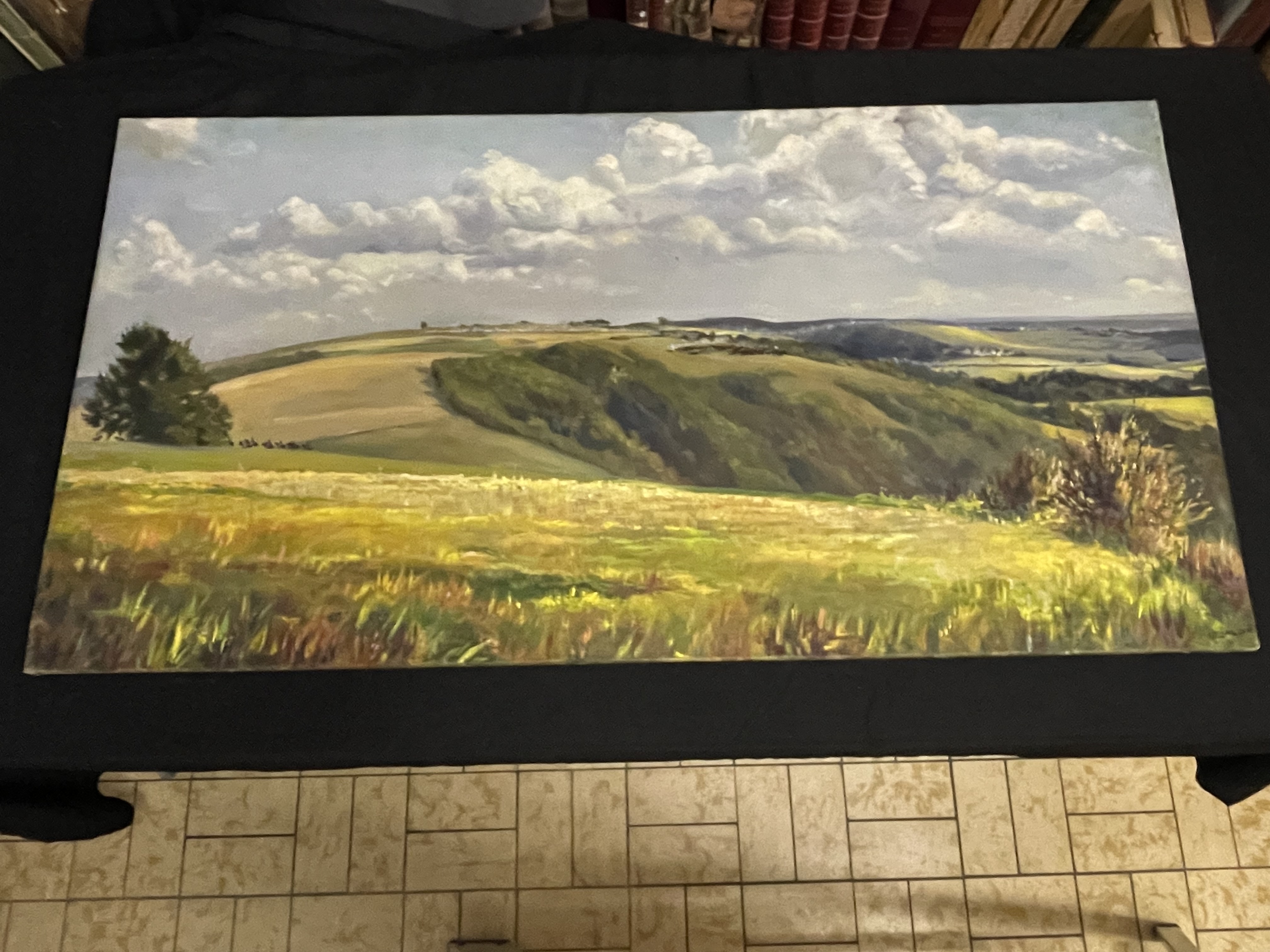 Lucien Hock, "Triptyque de la bataille contre les Autrichiens - 1794", 1937, Inv. 20033 - Copyright Musée du Pays d'Ourthe-Amblève