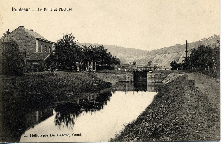 Le troisième tronçon (non réalisé) du canal de l'Ourthe