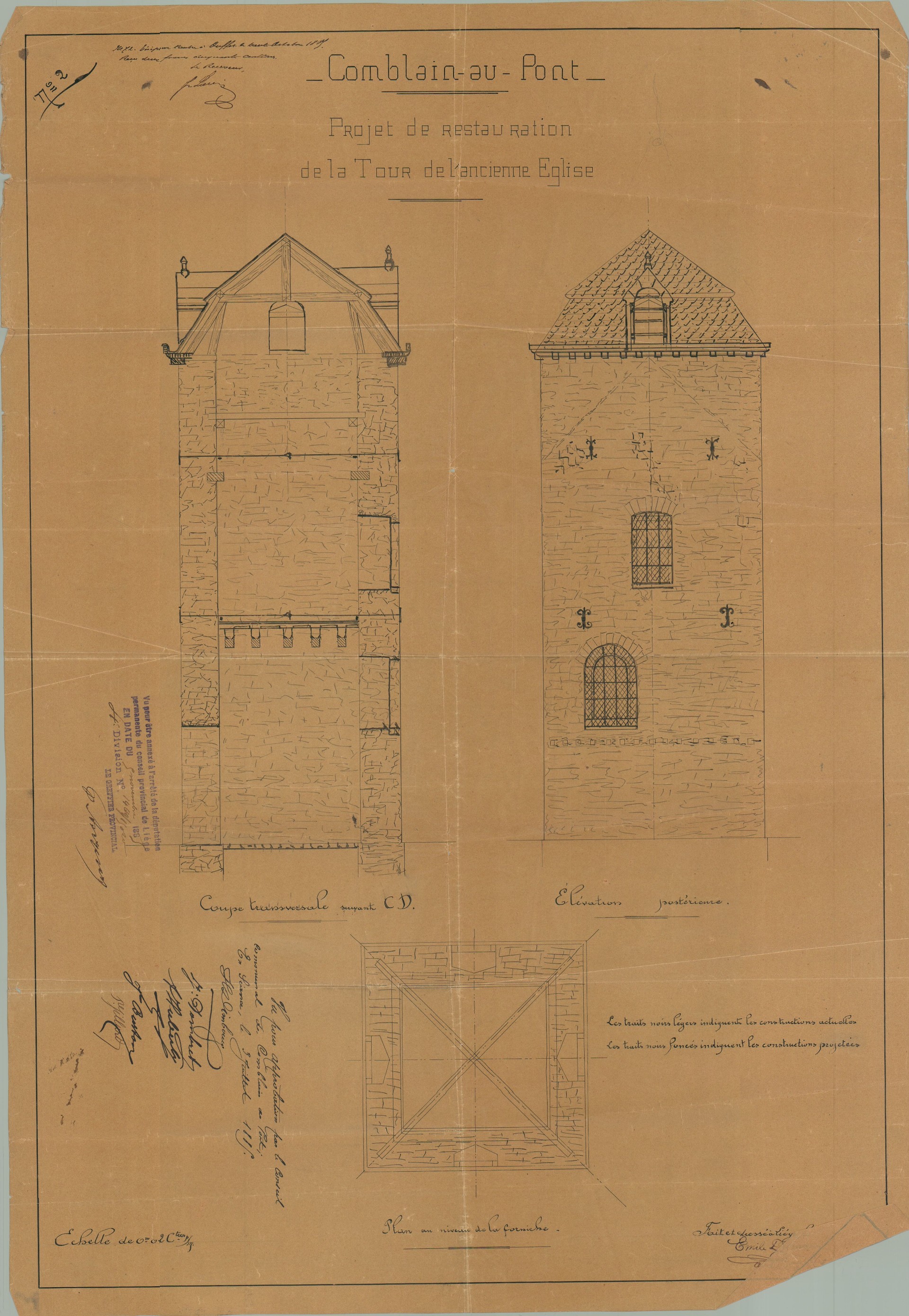 Projet de restauration 1885