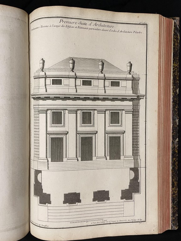 Neufforge, "Recueil élémentaire d'architecture" volume 1, 1757-1758, copyright Musée du Pays d'Ourthe-Amblève