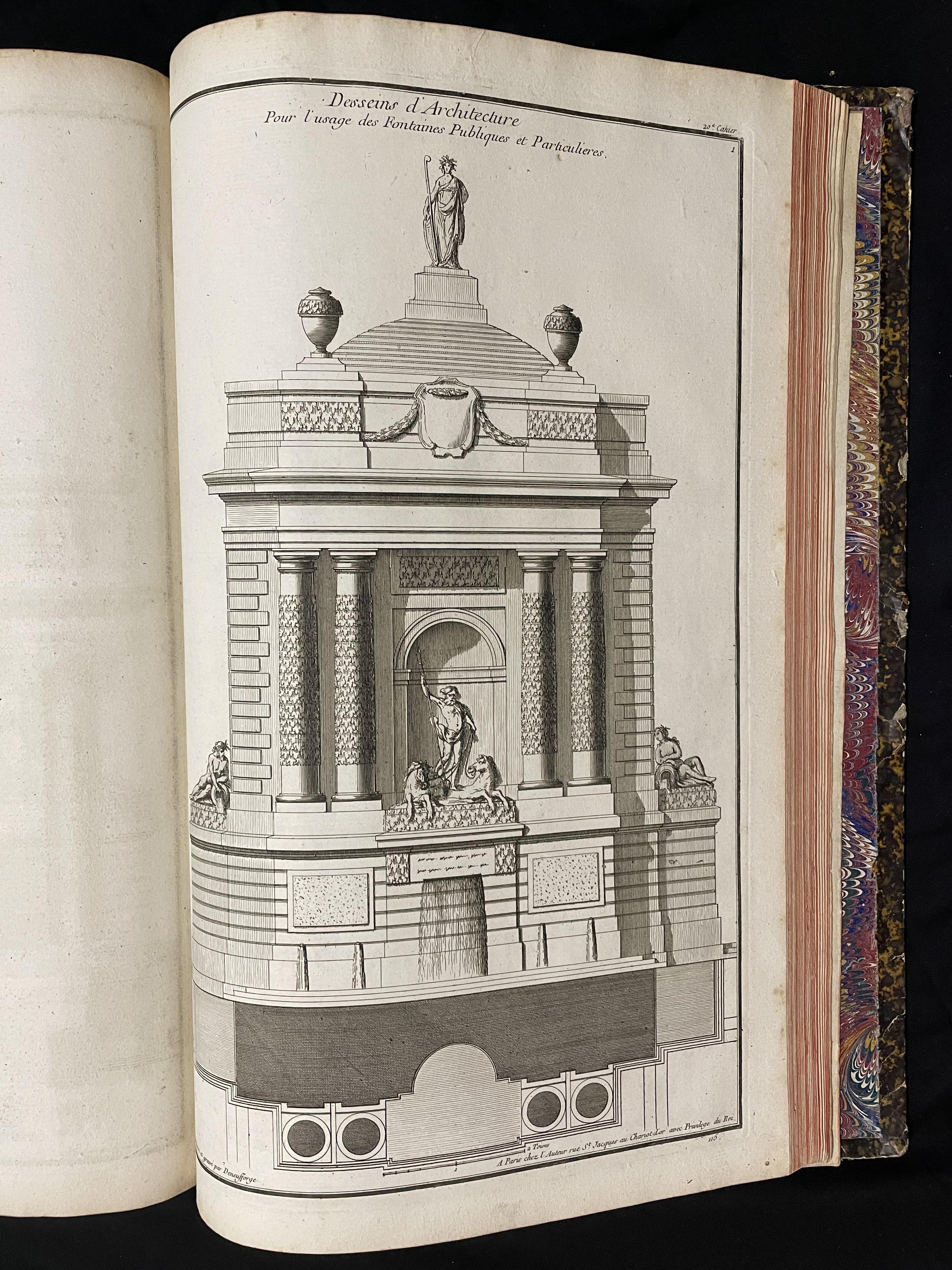 Neufforge, "recueil élémentaire d'architecture " volume 1, 1757-1758, copyright Musée du Pays d'Ourthe-Amblève